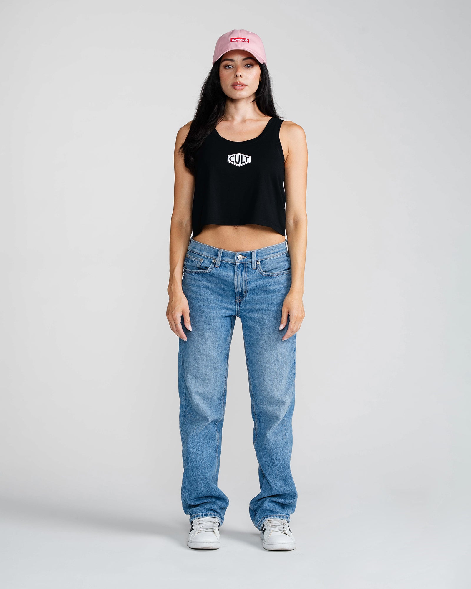 WO'S CULT CROPPED TANK