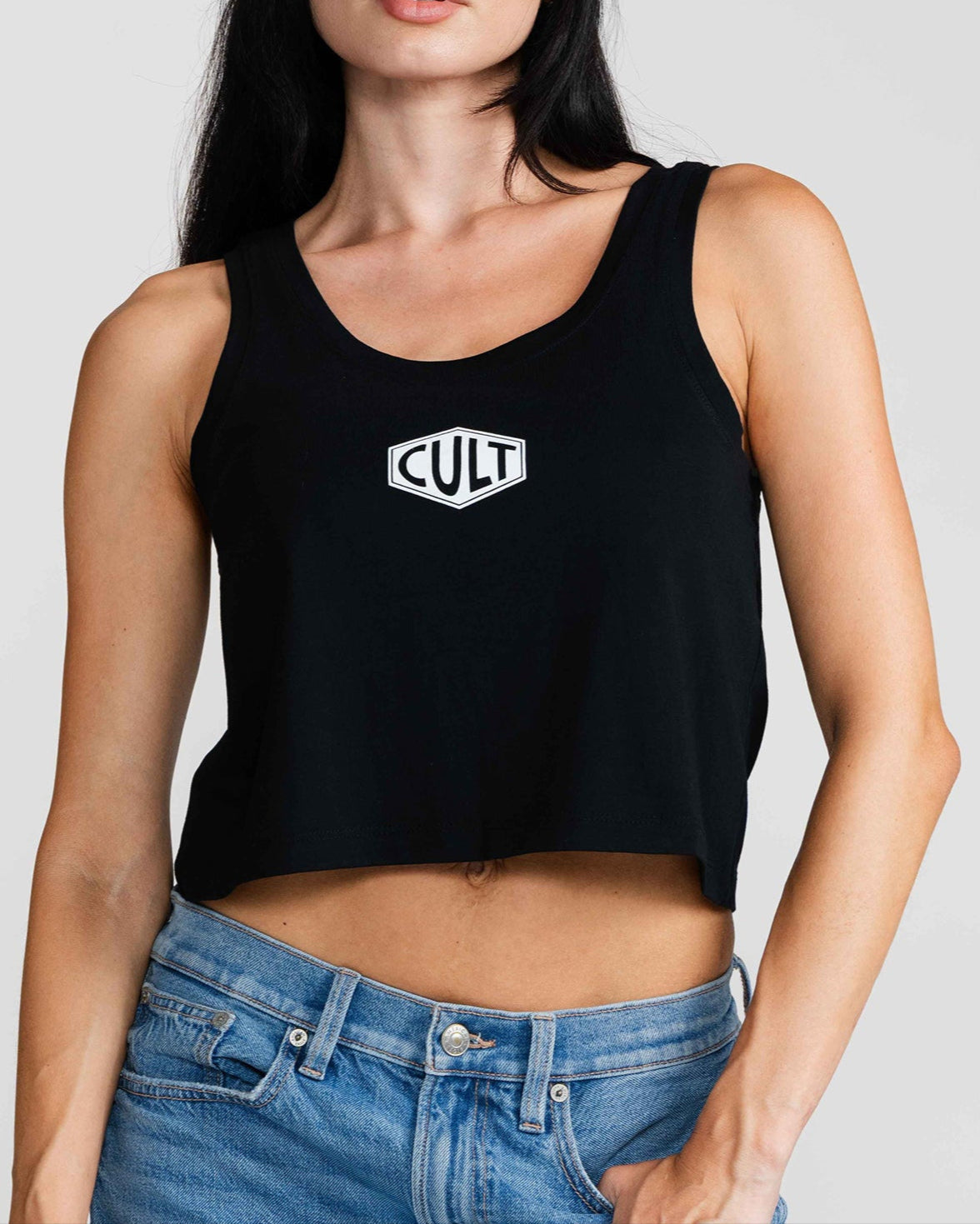 WO'S CULT CROPPED TANK