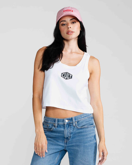 WO'S CULT CROPPED TANK