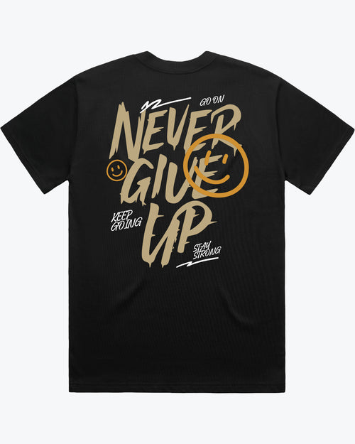 NEVER GIVE UP (LIMITED EDITION) TEE