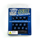 Project Kics® Kyokugen Lug Nuts - Black / Blue Cap