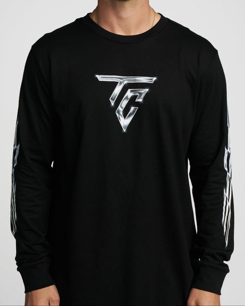 CHROME LONG-SLEEVE TEE