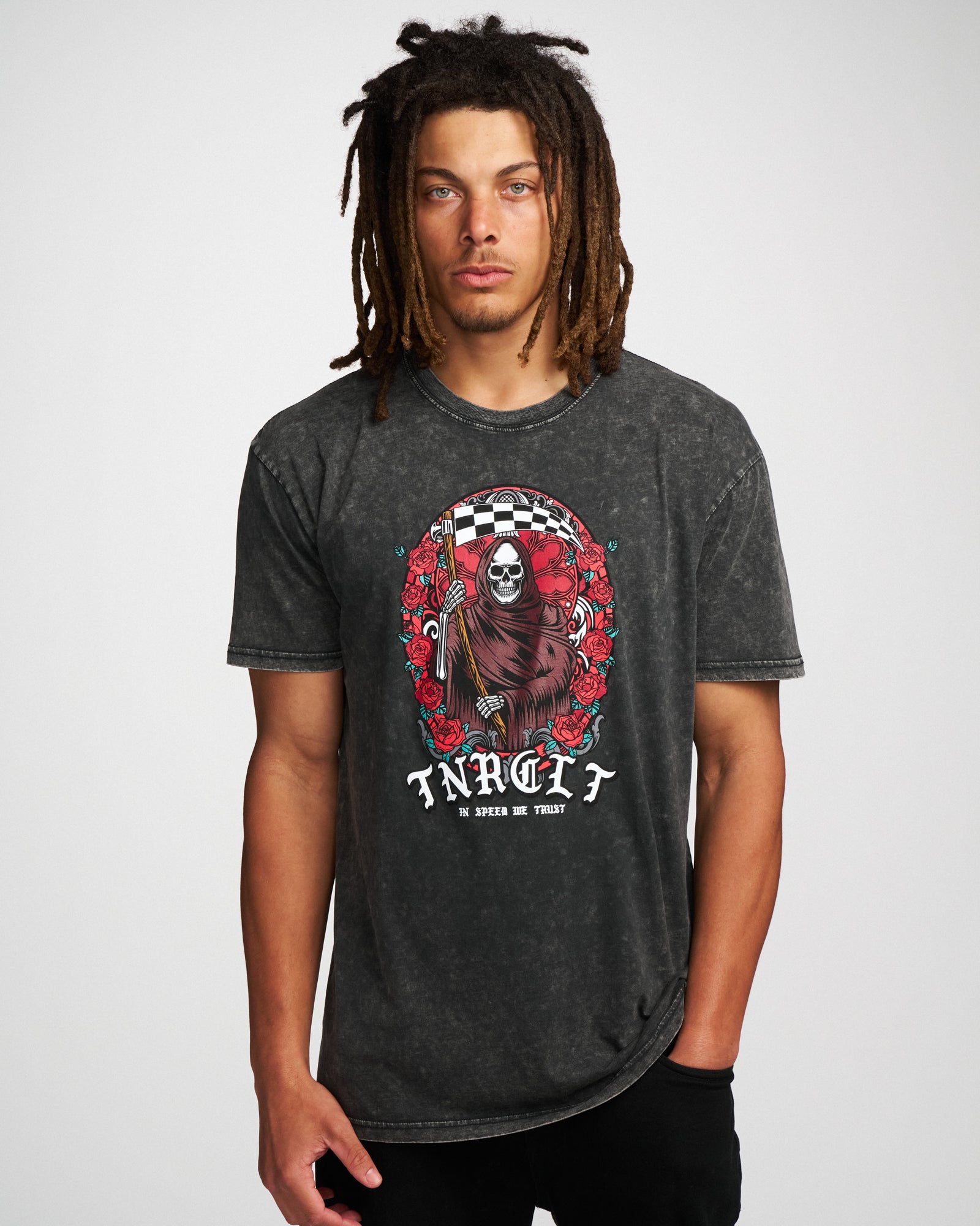 ETERNAL BLOOM STONE WASHED TEE