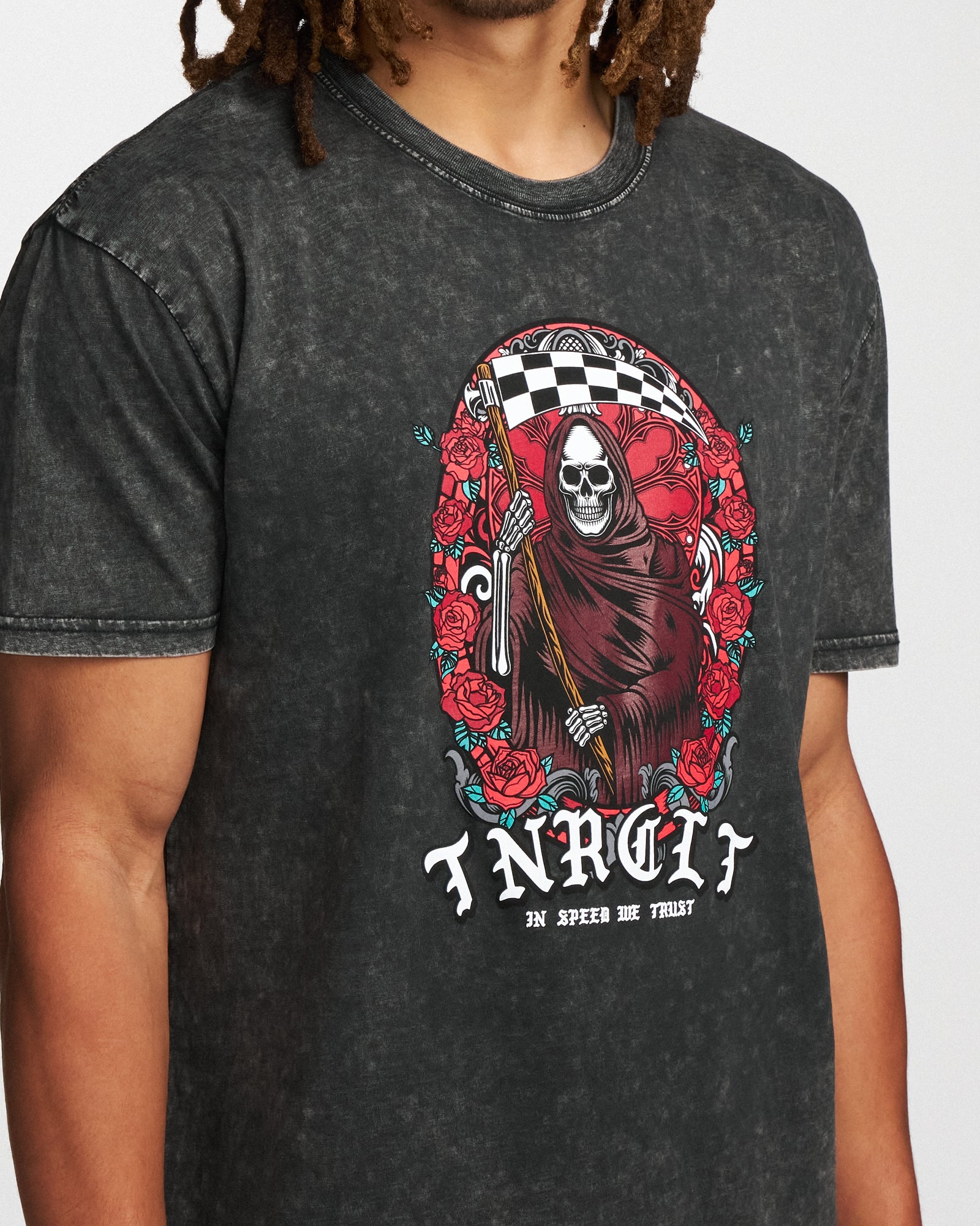 ETERNAL BLOOM STONE WASHED TEE