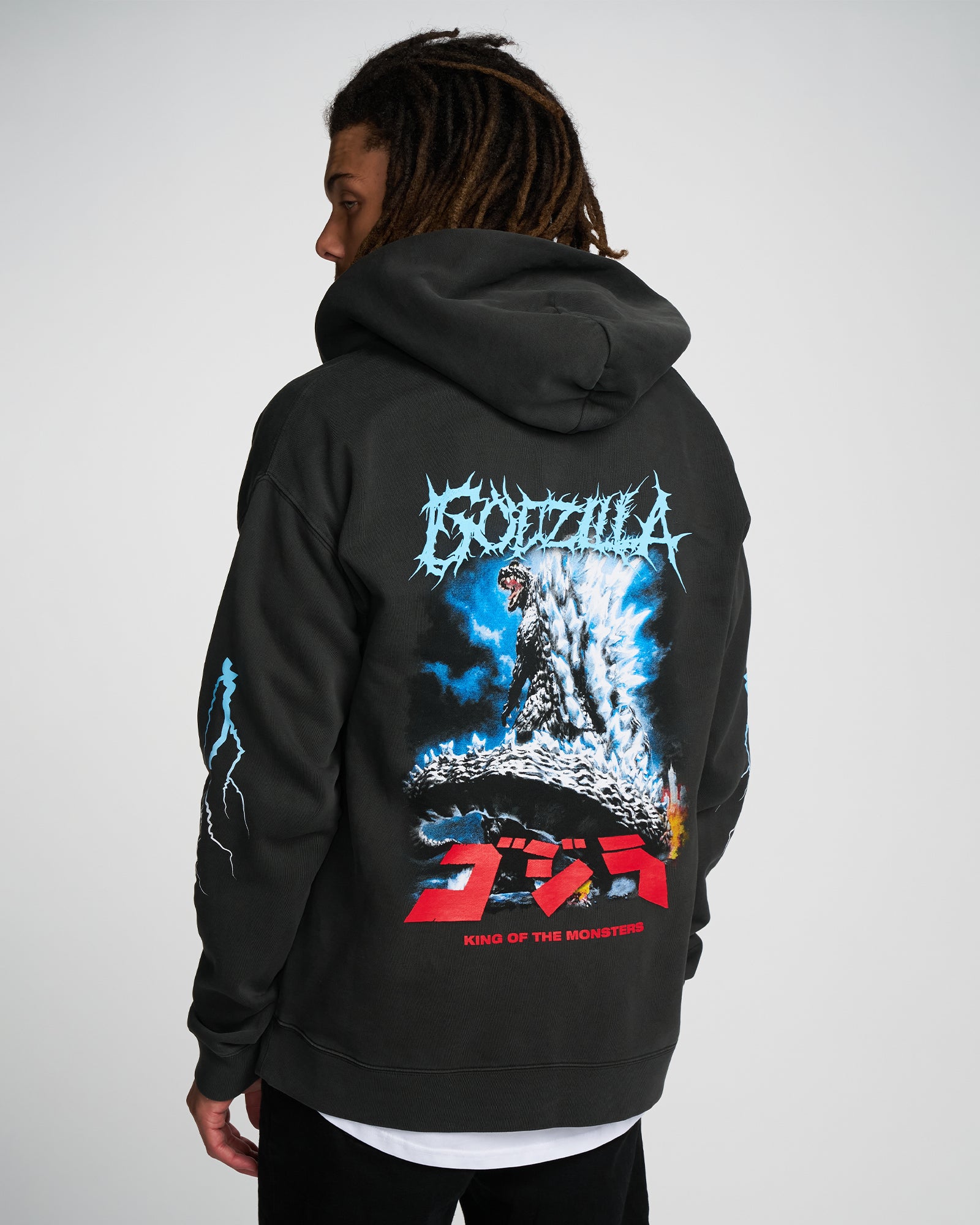 MONSTERS VINTAGE RELAXED ZIP HOODIE