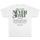 NEVER SETTLE OVERSIZED BOX TEE