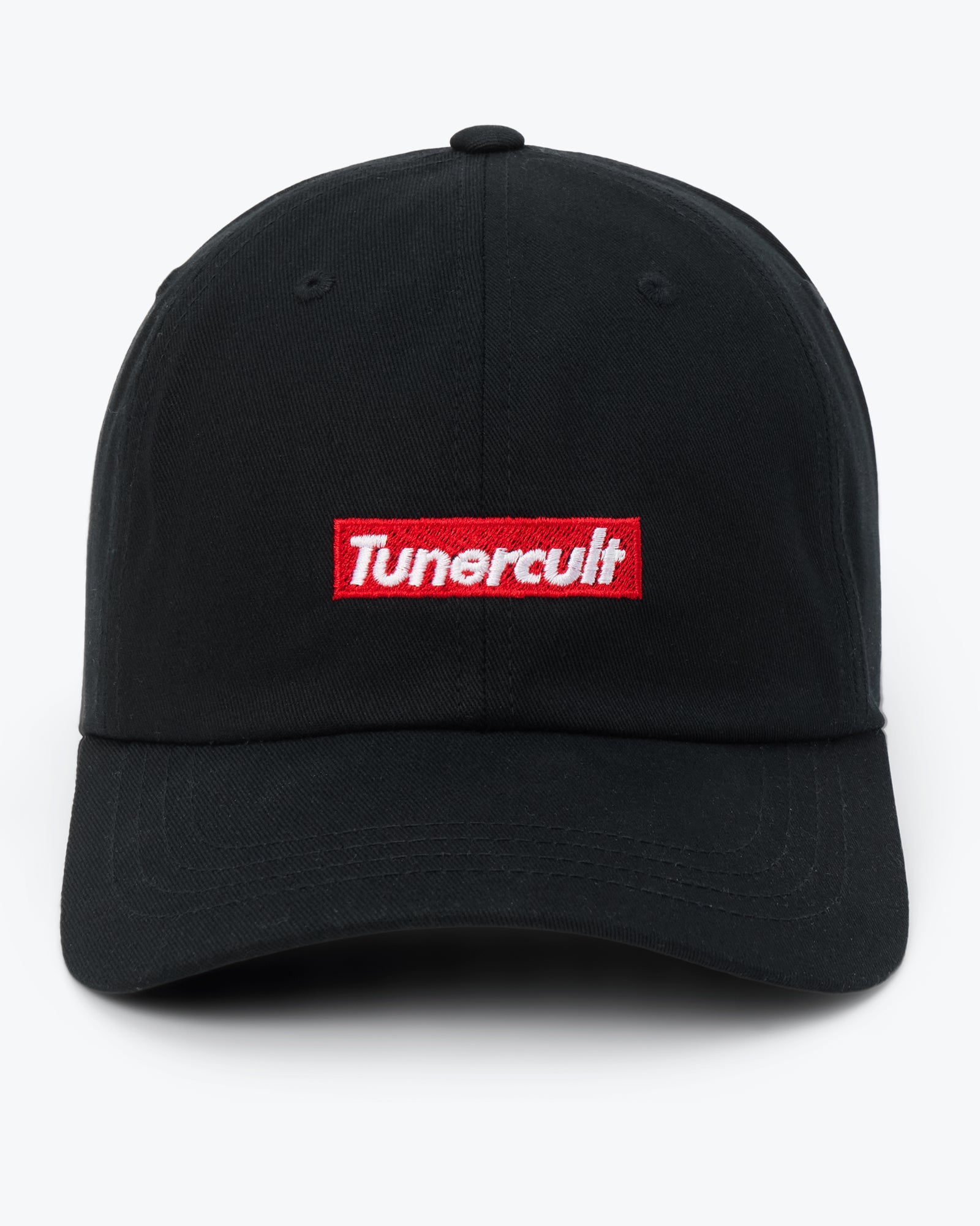 Dad Hat "Red Bar" Black