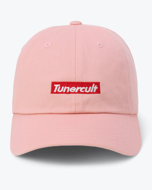 Dad Hat "Red Bar" Pink