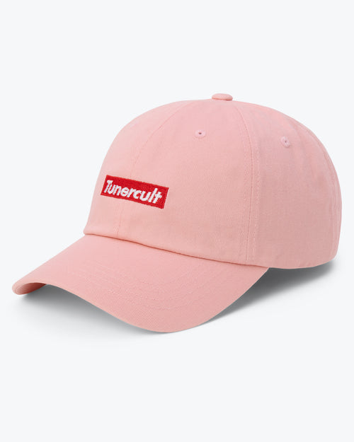 Dad Hat "Red Bar" Pink