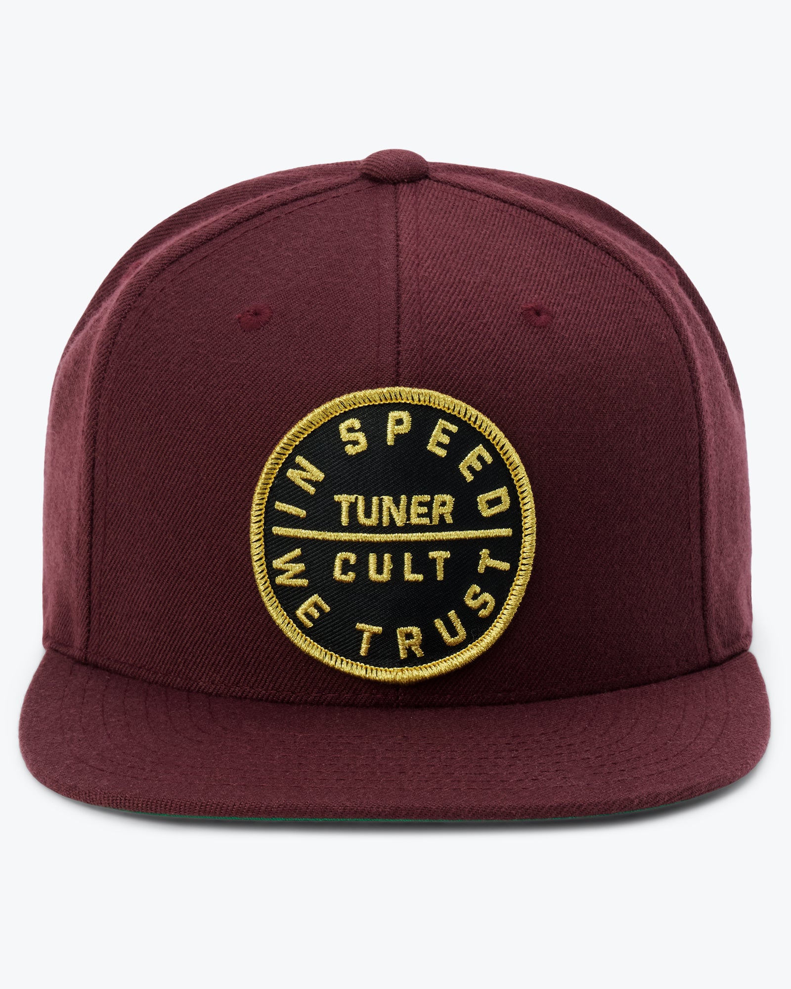 Snap Back "Golden" Burgundy