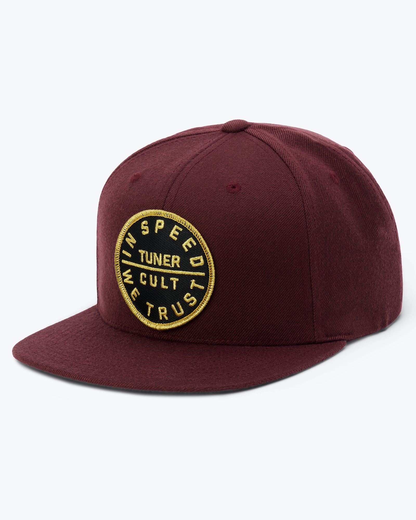 Snap Back "Golden" Burgundy