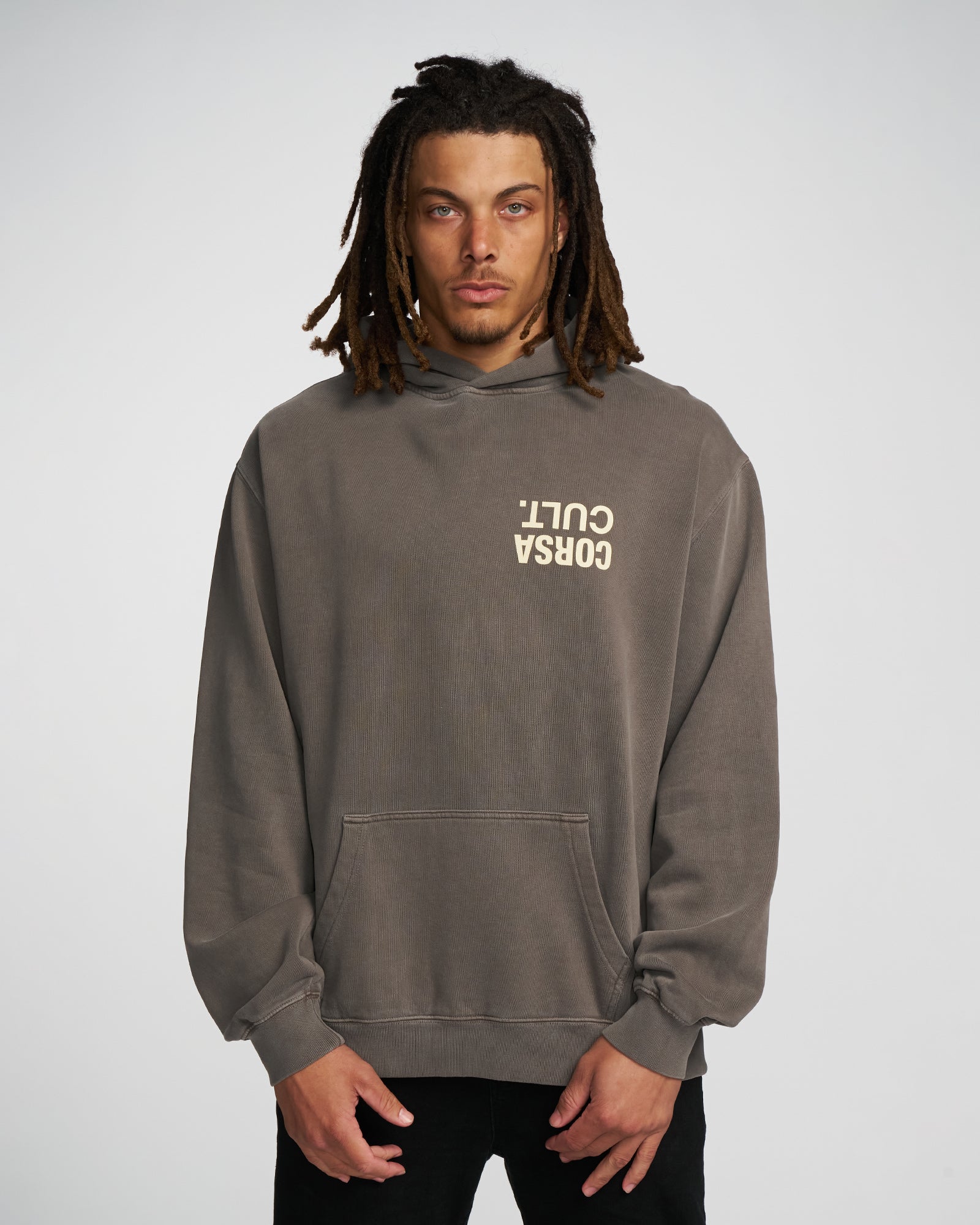 RIGHT SIDE UP VINTAGE RELAXED HOODIE