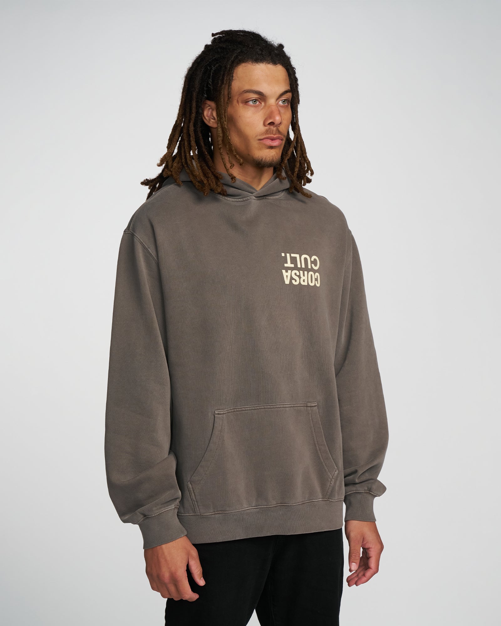 RIGHT SIDE UP VINTAGE RELAXED HOODIE