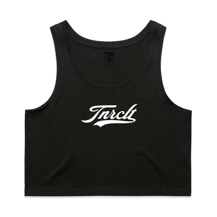 WO'S SCRIPT CROPPED TANK