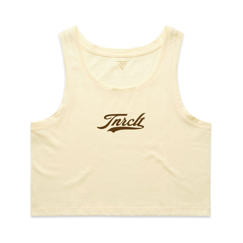 WO'S SCRIPT CROPPED TANK