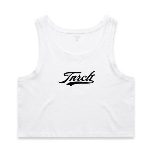WO'S SCRIPT CROPPED TANK