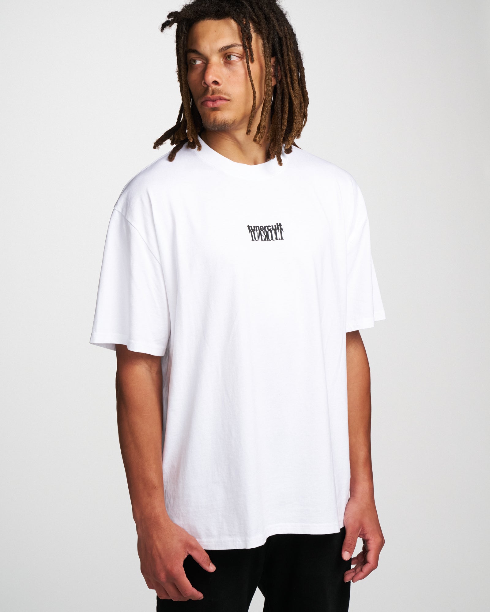 SANS SERIF OVERSIZED BOX TEE