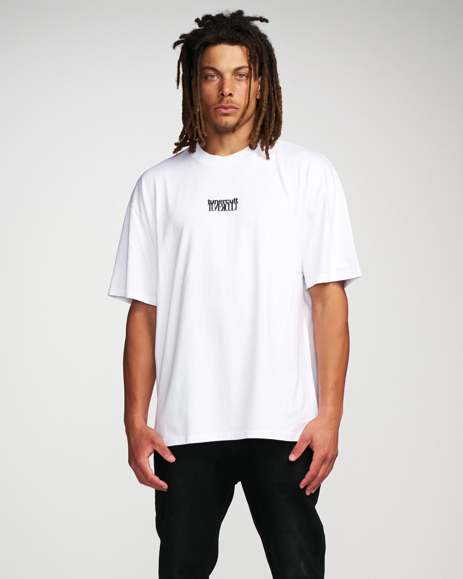 SANS SERIF OVERSIZED BOX TEE