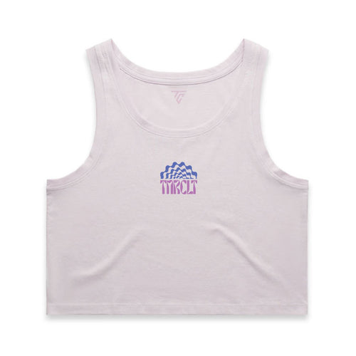 WO'S TRIPPY CROPPED TANK