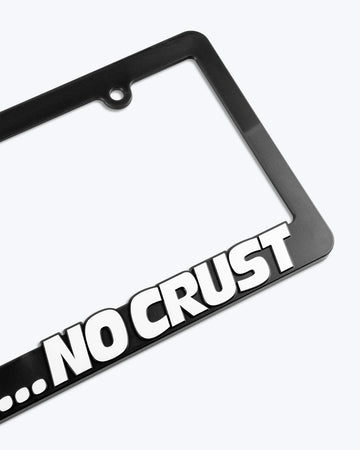 TUNA NO CRUST LICENSE PLATE FRAME