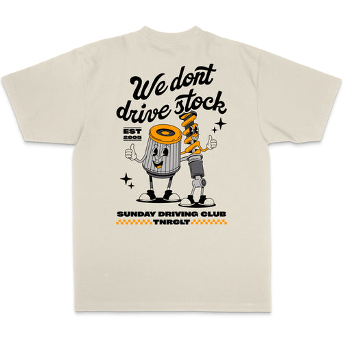 WE DON'T DRIVE STOCK OVERSIZED BOX TEE
