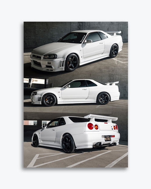 POSTER -TCG90 R34 GT-R (LIMITED EDITION)