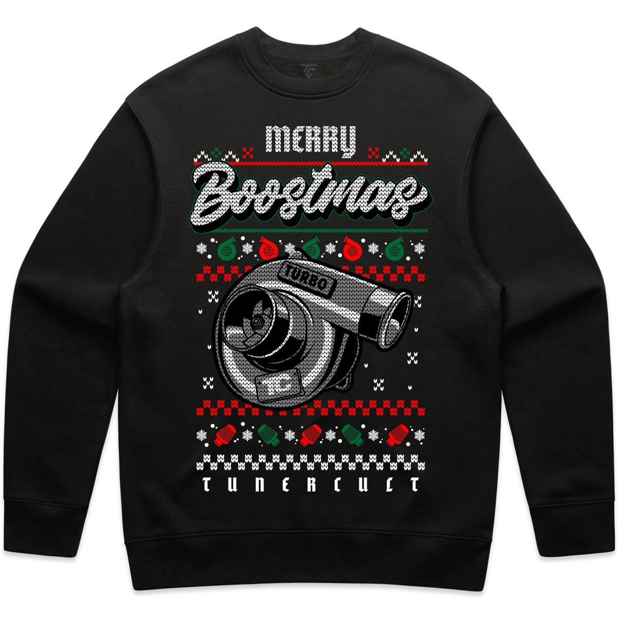 MERRY BOOSTMAS HOLIDAY SWEATSHIRT