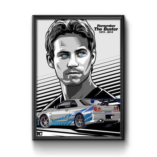 2 Fast 2 Furious Skyline Poster