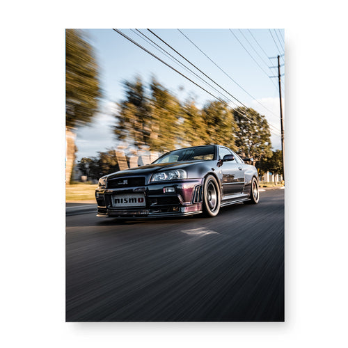 SKYLINE GT-R POSTER - ROLLIN'