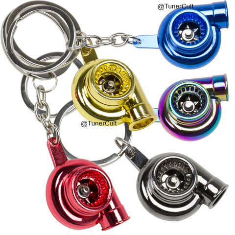 Turbo Keychain Boosted Key Turbo Key Ring For Jdm